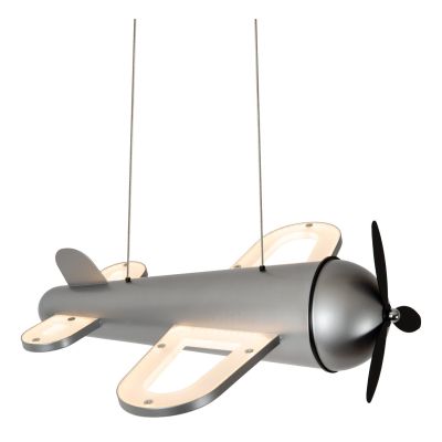 Lucide FOKKER - Pendant light Children - LED - 1x28W 2500K - Grey iron